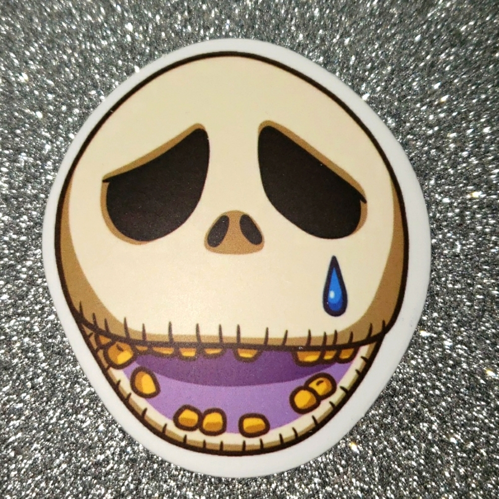 Nightmare Before Christmas Sticker waterproof Disney Skull